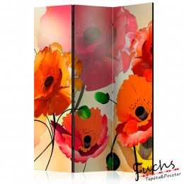 ArtGeist sp. z o o. Paraván - Velvet Poppies [Room Dividers]