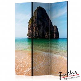 ArtGeist sp. z o o. Paraván - Rock formation by shoreline, Andaman Sea, Thailand [Room Dividers]