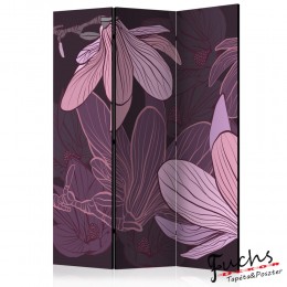 ArtGeist sp. z o o. Paraván - Dreamy flowers [Room Dividers]