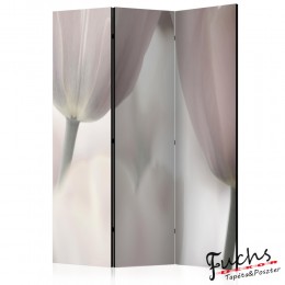 ArtGeist sp. z o o. Paraván - Tulips fine art - black and white [Room Dividers]
