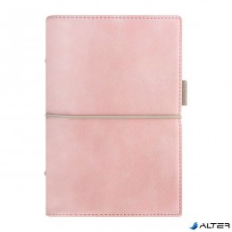 FILOFAX Gyűrűs kalendárium Domino Soft &quot;L&quot; méret fehér lapos pink műbőr 2020.
