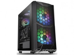 THERMALTAKE Commander C35 ARGB táp nélküli ATX számítógépház, fekete