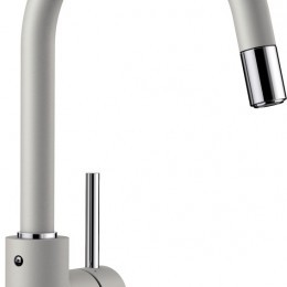 Blanco MIDA-S Egykaros zuhanyfejes csaptelep gyöngyszürke