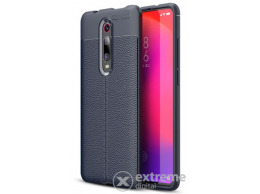 GIGAPACK gumi/szilikon tok Xiaomi Mi 9T (Mi 9T Pro) készülékhez, sötétkék, varrásmintás
