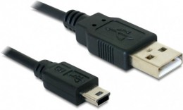 Delock USB 2.0-A > USB mini-B 5 pin adapter - 1 m (82273)