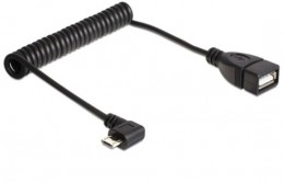 Delock USB mikro-B male forgatott to USB 2.0-A female OTG (83354)