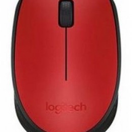 Logitech M171 Egér - Piros (910-004641)