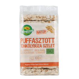 Biopont bio Puffasztott tönkölybúza szeletek, natúr, 100 g