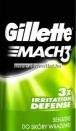 Gillette Mach3 Irritation Defense Borotvahab Érzékeny Bőrre 250ml