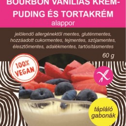 Vegán bourbon vaníliás krémpudingpor 60g Éléskamra