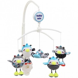 Baby Mix Körhinta a kiságy fölé Pingvinek