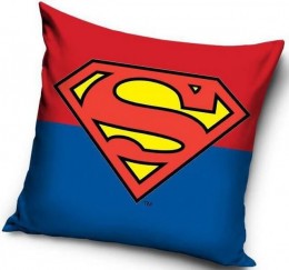 Superman párnahuzat kék piros 40x40cm