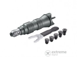 FORTUM adapter készlet fúrógéphez, popszegecsekhez, 6 db (4770651)