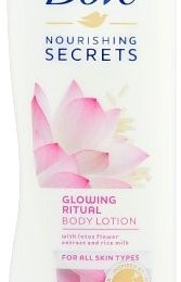 Dove Nourishing Secrets Glowing Ritual testápoló rizstejjel Minden bőrtípusra 400 ml