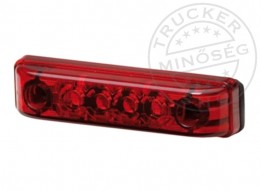 Hella Mini LED helyzetjelző lámpa 24V piros HELLA