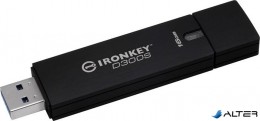 Kingston Pendrive, 16GB, 165/22 Mb/s, titkosítással, USB 3.0, , &quot;Ironkey D300S&quot;