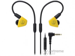 AUDIO-TECHNICA ATH-LS50iS fülhallgató, sárga