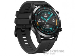 Huawei Watch GT 2, fekete szilikon (46 mm)