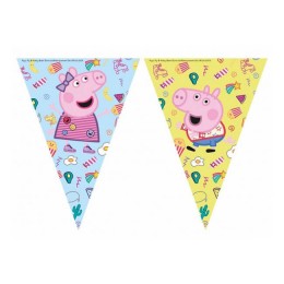 Peppa Malac zászlófüzér kék sárga