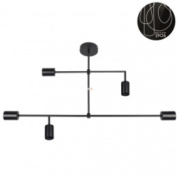Ledvance Vintage 1906 Pipe Straight 5xE27 max.60W mennyezeti lámpa 80x15cm