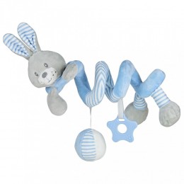Baby Mix Spirálos játék kiságyra nyúl kék