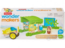 MATTEL Wonder Makers hangár kis szett építőjáték