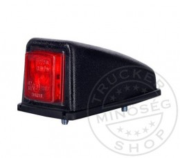 TruckerShop LED helyzetjelző lámpa 12/24V tetőre PIROS