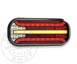 TruckerShop FULL LED hátsó lámpa STRIPS 12/24V rendszámvilágítással