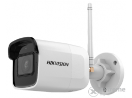 Hikvision (DS-2CD2021G1-IDW1) IP kültéri csőkamera (2MP, 2,8mm, H265+, IP66, IR30m, ICR, DWDR, SD, audio, wifi)