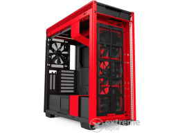 NZXT Midi CA-H710I-BR számítógépház, matt piros/fekete