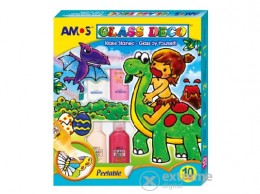 AMOS üvegmatrica festék dekorációs szett