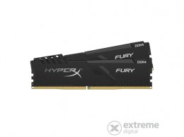 Kingston 32GB/3733MHz DDR-4 HyperX FURY memória kit, fekete, 2db 16GB (HX437C19FB3K2/32)