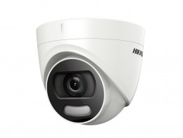 Hikvision DS-2CE72HFT-F28 (2.8mm) 5 MP ColorVu THD WDR fix dómkamera | OSD menüvel