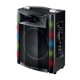 SAL Party hangdoboz KARAOKE 30 W akkus LED fénnyel PAR 16BT