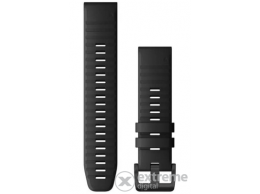GARMIN Fenix 6 szilikon óraszíj, fekete (QuickFit 22)