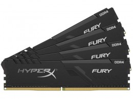 Kingston HYPERX Fury Black DDR4 4x16GB 3466MHZ CL16 desktop memóriakészlet (HX434C16FB3K4/64)