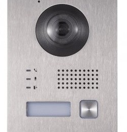 Hikvision DS-KV8103-IME2 (EuropeBV) Egylakásos 2 vezetékes IP video-kaputelefon kültéri egység, fém, IR-megvilágítás