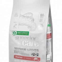 Natures Protection SC White Dog Starter Grain Free Salmon 1,5kg