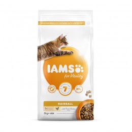 Iams Cat Adult Hairball Control csirke 2kg