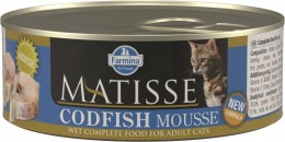 Matisse Cat konzerv Mousse Tőkehal 85g