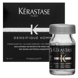 Kérastase Densifique Homme Density and Fulness Programme hajkúra ritkuló hajra 30 x 6 ml