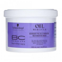Schwarzkopf Professional BC Bonacure Oil Miracle Barbary Fig Oil & Keratin Restorative Mask maszk nagyon száraz és törékeny hajra 500 ml