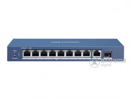 Hikvision DS-3E0510P-E (8 port 1000Mbps, 120W, 1xRJ45, 1xSFP) switch PoE