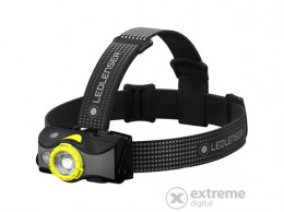 Led Lenser MH7 outdoor tölthető LED fejlámpa 600lm/200m 1xLi-ion, fekete/sárga
