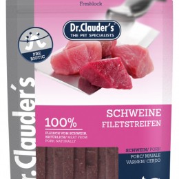 DR.CLAUDERS BEST CHOICE Dr.Clauders Jutalomfalat Premium Sertés filé Csíkok 80g