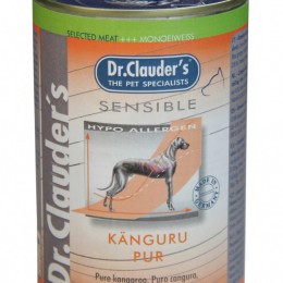 DR.CLAUDERS BEST CHOICE Dr.Clauders Konzerv Selected Meat Sensible Kenguru Pure 400g