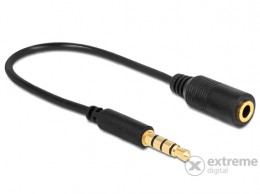 Delock 62498 sztereó jack 3.5 mm 4 pin - sztereó dugó 3.5 mm