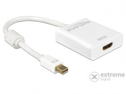 Delock 62612 mini Displayport adapter 1.2-dugós csatlakozó, 20cm, fehér