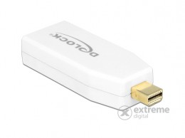 Delock 65582 mini Displayport adapter 1.2-dugós csatlakozó, fehér