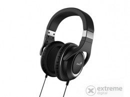 GENIUS HS-610 mikrofonos fejhallgató, fekete
